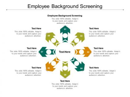 Employee background screening ppt powerpoint presentation icon guide cpb