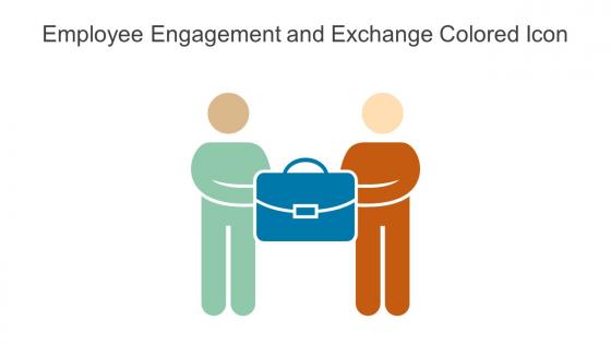 Employee Engagement And Exchange Colored Icon In Powerpoint Pptx Png And Editable Eps Format