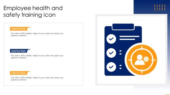 Employee Health And Safety Training Icon