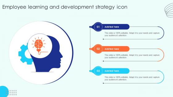 Employee Learning And Development Strategy Icon
