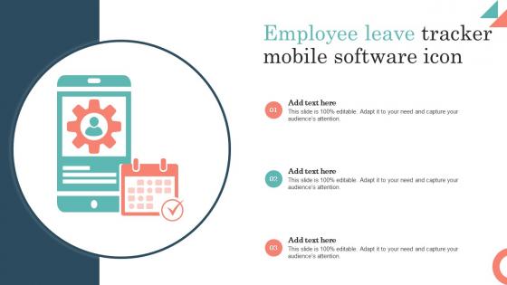 Employee Leave Tracker Mobile Software Icon
