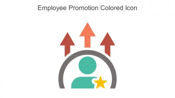Employee Promotion Colored Icon In Powerpoint Pptx Png And Editable Eps Format