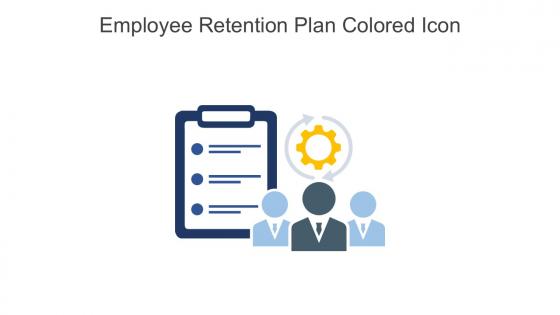 Employee Retention Plan Colored Icon In Powerpoint Pptx Png And Editable Eps Format