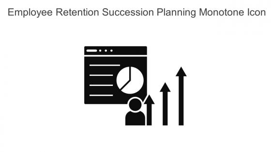 Employee Retention Succession Planning Monotone Icon In Powerpoint Pptx Png And Editable Eps Format