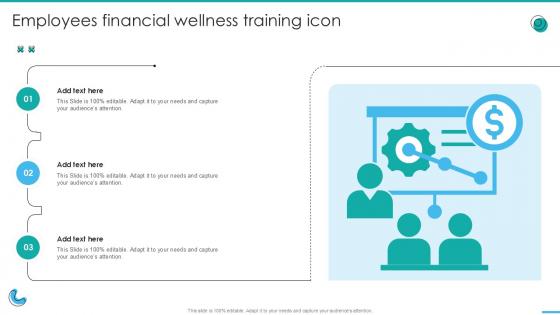 Employees Financial Wellness Training Icon Ppt Template