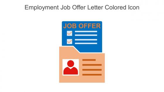 Employment Job Offer Letter Colored Icon In Powerpoint Pptx Png And Editable Eps Format