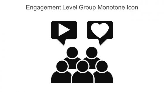 Engagement Level Group Monotone Icon In Powerpoint Pptx Png And Editable Eps Format