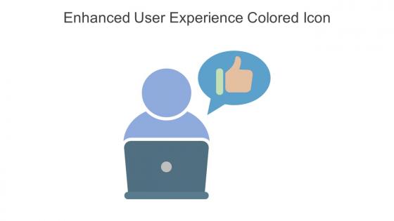 Enhanced User Experience Colored Icon In Powerpoint Pptx Png And Editable Eps Format
