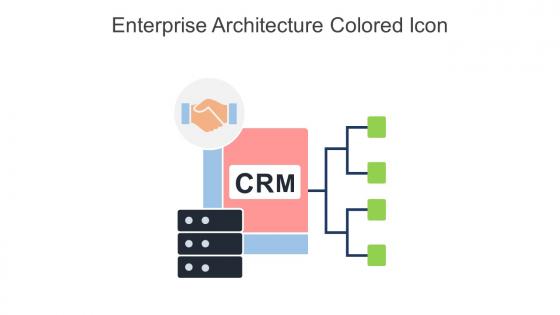 Enterprise Architecture Colored Icon In Powerpoint Pptx Png And Editable Eps Format