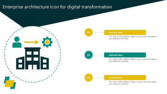 Enterprise Architecture Icon For Digital Transformation