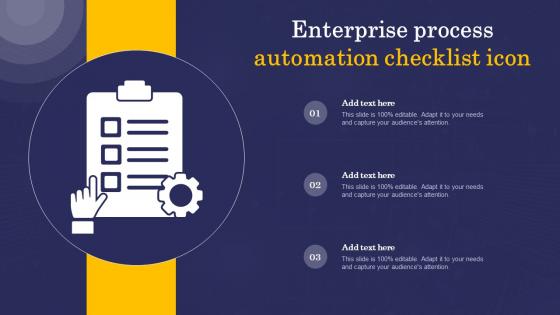 Enterprise Process Automation Checklist Icon