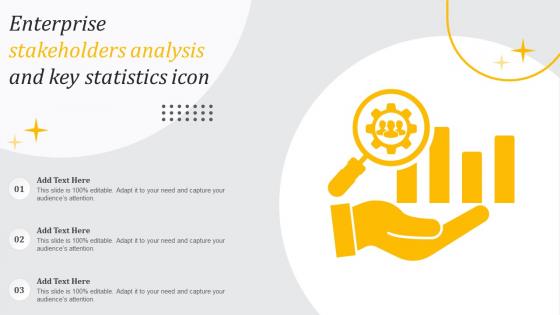 Enterprise Stakeholders Analysis And Key Statistics Icon