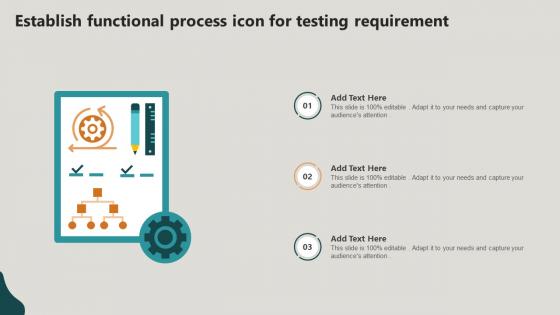 Establish Functional Process Icon For Testing Requirement