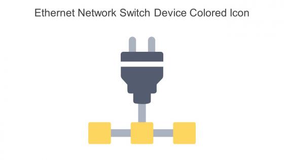 Ethernet Network Switch Device Colored Icon In Powerpoint Pptx Png And Editable Eps Format