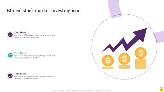 Ethical Stock Market Investing Icon