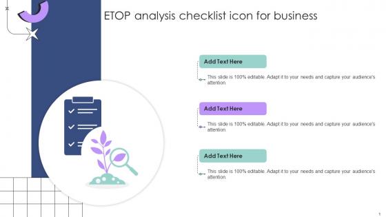 ETOP Analysis Checklist Icon For Business