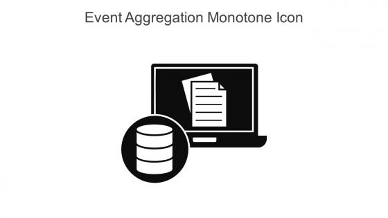 Event Aggregation Monotone Icon In Powerpoint Pptx Png And Editable Eps Format