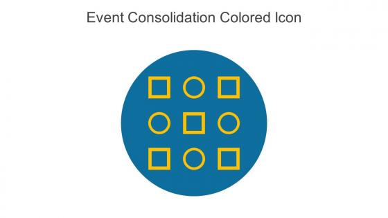 Event Consolidation Colored Icon In Powerpoint Pptx Png And Editable Eps Format