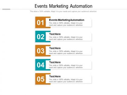 Events marketing automation ppt powerpoint presentation infographic template icons cpb