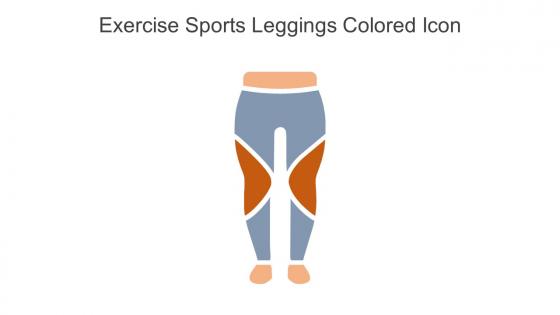 Exercise Sports Leggings Colored Icon In Powerpoint Pptx Png And Editable Eps Format