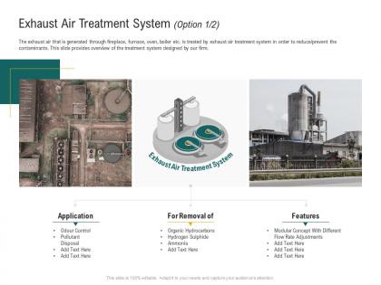 Exhaust air treatment system application ppt powerpoint presentation icon microsoft