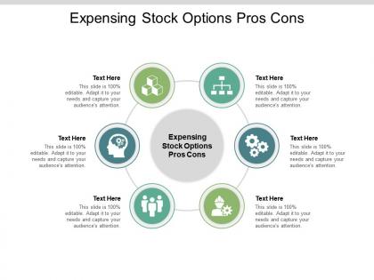 Expensing stock options pros cons ppt powerpoint presentation file icon cpb