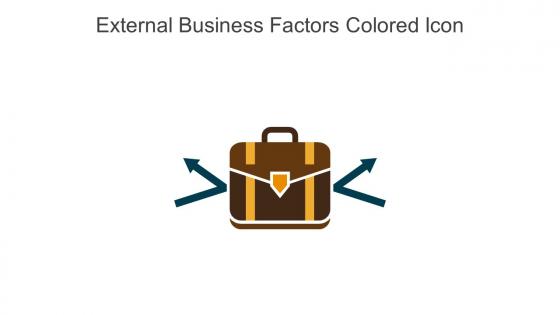 External Business Factors Colored Icon In Powerpoint Pptx Png And Editable Eps Format
