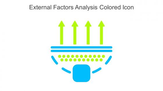 External Factors Analysis Colored Icon In Powerpoint Pptx Png And Editable Eps Format