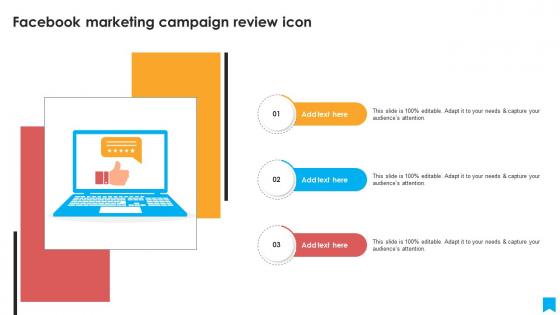 Facebook Marketing Campaign Review Icon