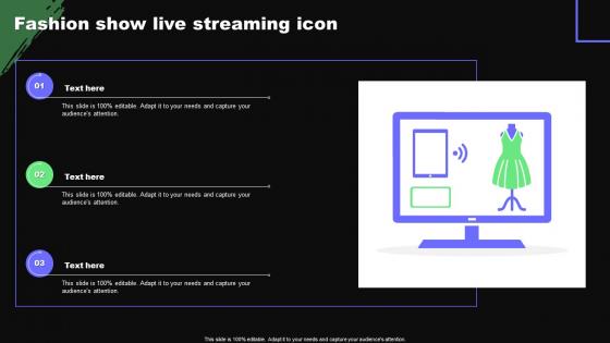 Fashion Show Live Streaming Icon