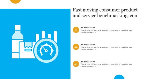 Fast Moving Consumer Product And Service Benchmarking Icon