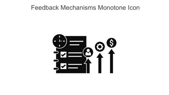 Feedback Mechanisms Monotone Icon In Powerpoint Pptx Png And Editable Eps Format