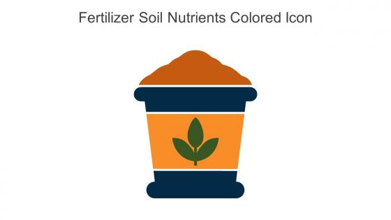 Fertilizer Soil Nutrients Colored Icon In Powerpoint Pptx Png And Editable Eps Format