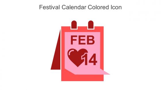 Festival Calendar Colored Icon In Powerpoint Pptx Png And Editable Eps Format