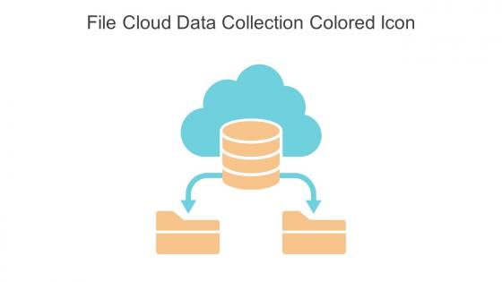 File Cloud Data Collection Colored Icon In Powerpoint Pptx Png And Editable Eps Format