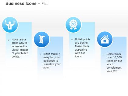 Financial balance twisted arrow approved safety feature home ppt icons graphics