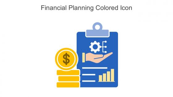 Financial Planning Colored Icon In Powerpoint Pptx Png And Editable Eps Format