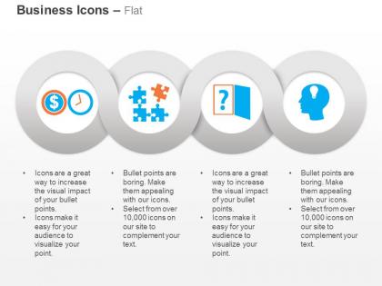 Financial time management problem solving brain storming ppt icons graphics