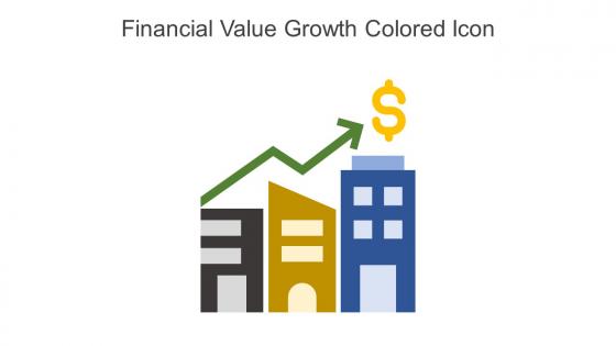 Financial Value Growth Colored Icon In Powerpoint Pptx Png And Editable Eps Format
