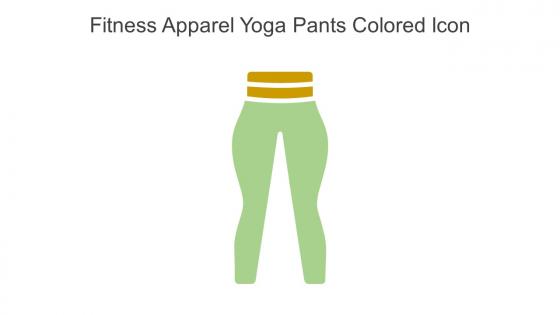 Fitness Apparel Yoga Pants Colored Icon In Powerpoint Pptx Png And Editable Eps Format