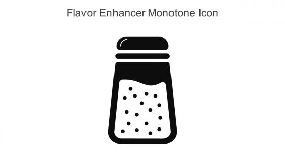 Flavor Enhancer Monotone Icon In Powerpoint Pptx Png And Editable Eps Format