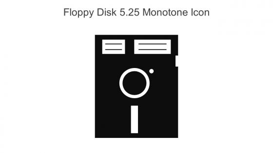 Floppy Disk 5 25 Monotone Icon In Powerpoint Pptx Png And Editable Eps Format