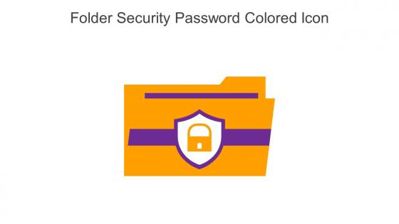 Folder Security Password Colored Icon In Powerpoint Pptx Png And Editable Eps Format