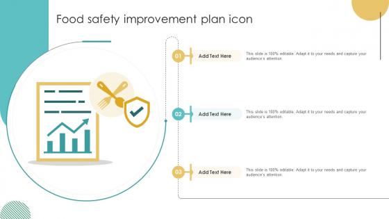 Food Safety Improvement Plan Icon Improvement SS