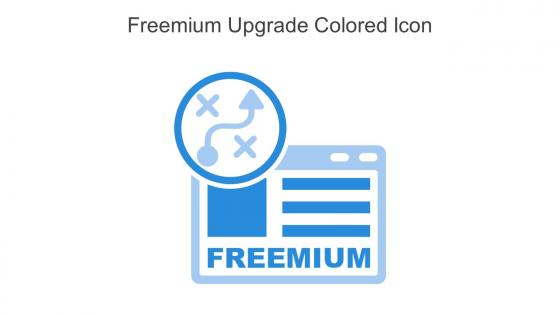 Freemium Upgrade Colored Icon In Powerpoint Pptx Png And Editable Eps Format
