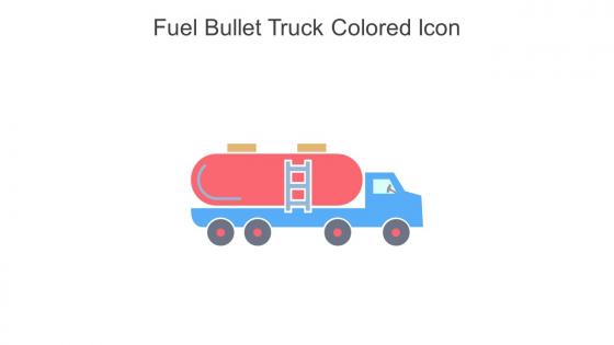 Fuel Bullet Truck Colored Icon In Powerpoint Pptx Png And Editable Eps Format