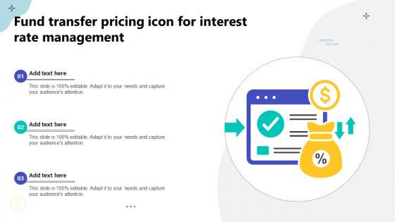 Fund Transfer Pricing Icon For Interest Rate Management