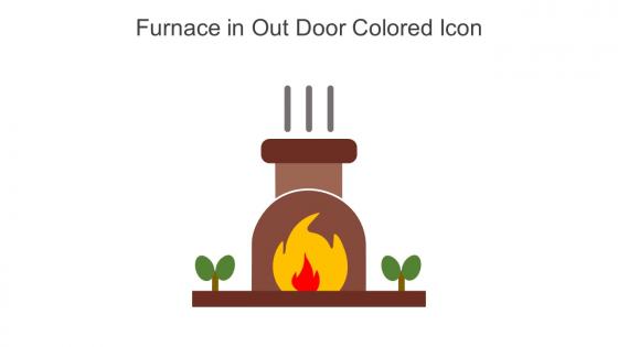 Furnace In Out Door Colored Icon In Powerpoint Pptx Png And Editable Eps Format