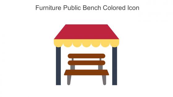 Furniture Public Bench Colored Icon In Powerpoint Pptx Png And Editable Eps Format