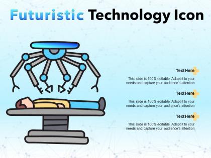 Futuristic technology icon